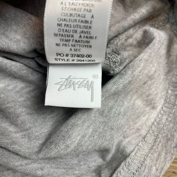 Stussy Tank Top Womens Small Gray No 4 Colorful Animal Print Beach - Picture 5 of 10